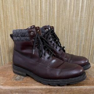 St. Moritz Brown Leather Trekking Ankle Boot 41